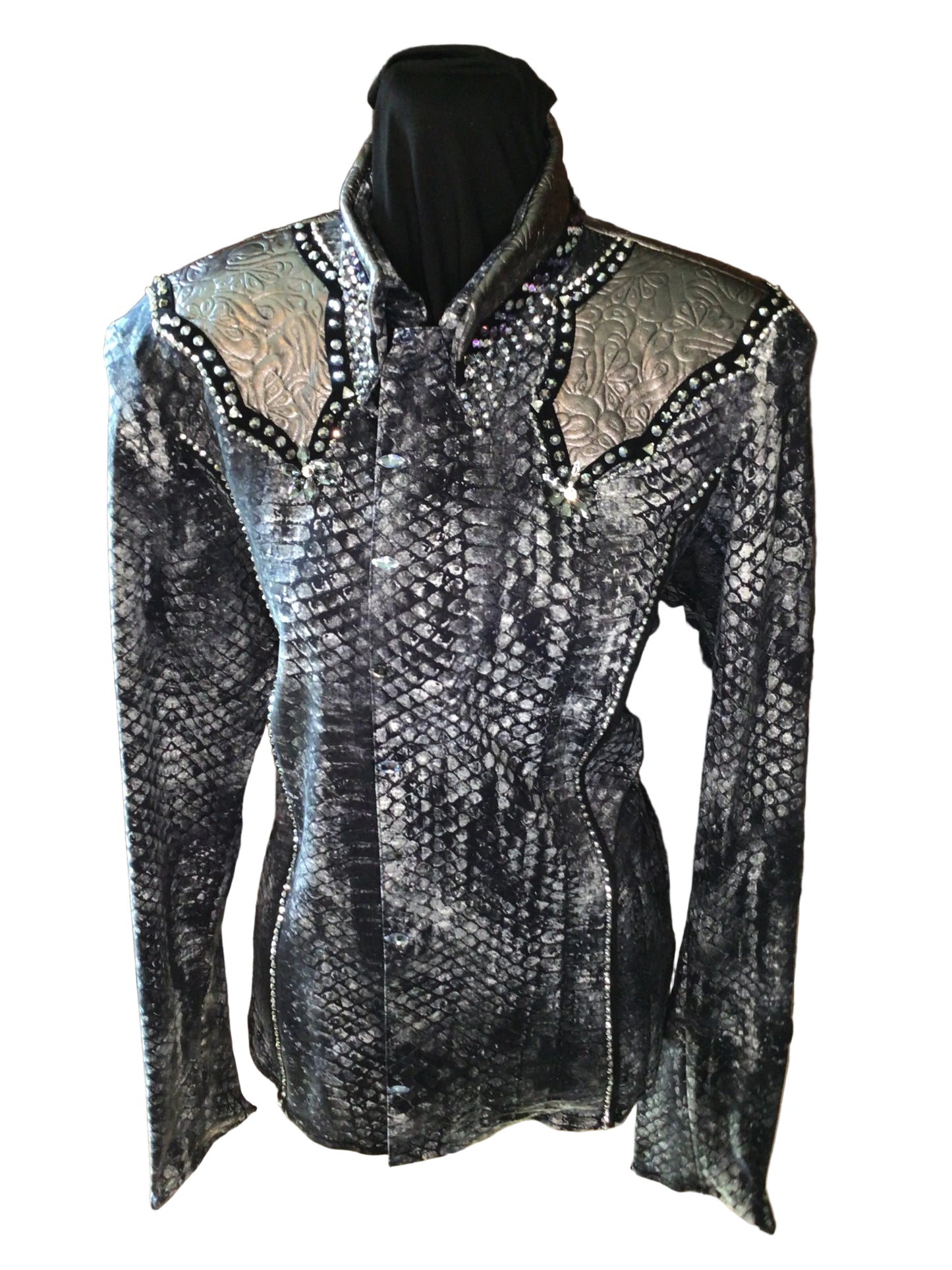 Size Large Snake Skin Lycra Day Shirt