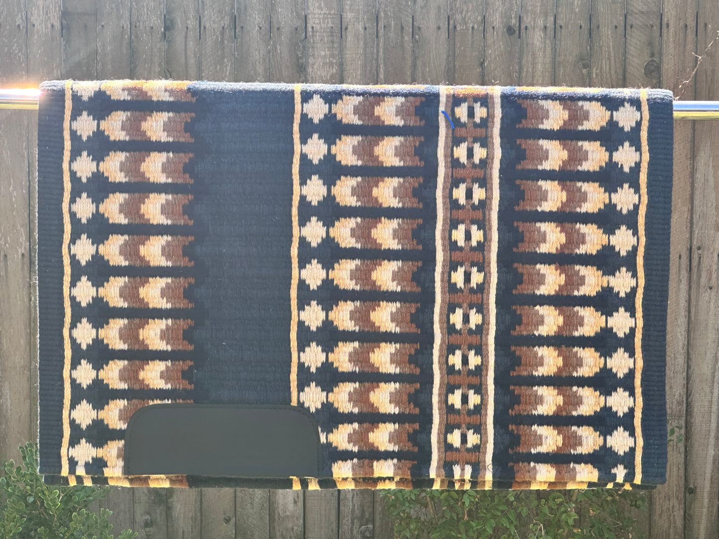 B450 Oversized Saddle Blanket Navy Blue, Indian Tan, Beige, Tan, Raw Umber, Black