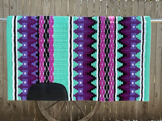 B110 Oversized Saddle Blanket Mint, Lavender, Matte Metallic Purple, Fuchsia, Soft Purple, Black, White