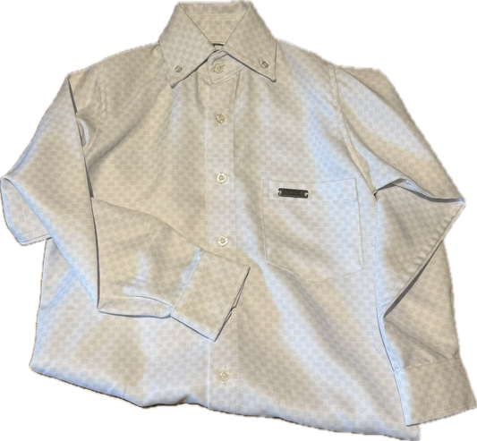 Cowboy Couture Youth Boys -White- size 4 (ONE ONLY)
