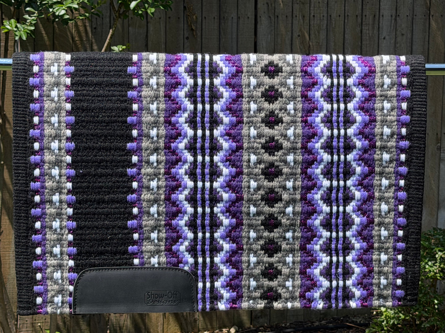 B509 Oversized Saddle Blanket Black, Lavender, Show Purple, Matte Metallic Grape Juice, Grey, Ash, White