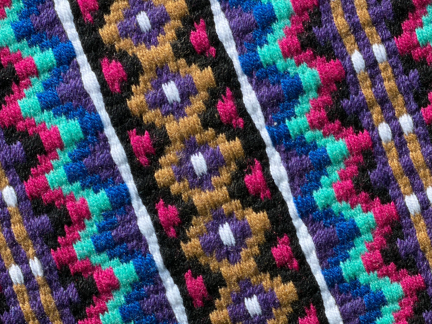 B524 Oversized Saddle Blanket Show Purple, Mint Green, White, Royal Blue, Raspberry, Indian Tan