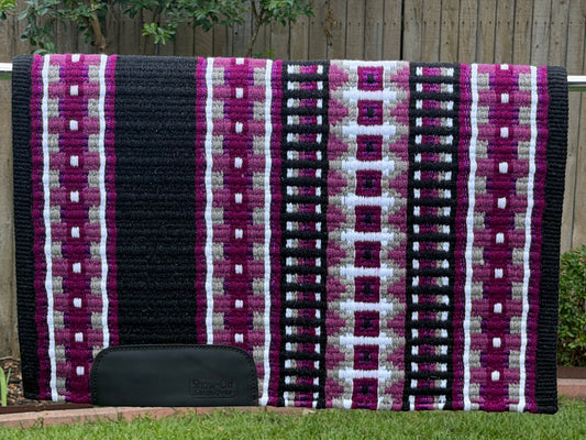 B553 Oversized Saddle Blanket Black, Grape Juice, Light Grape Juice, White, Ash, Matte Metallic Grape Juice