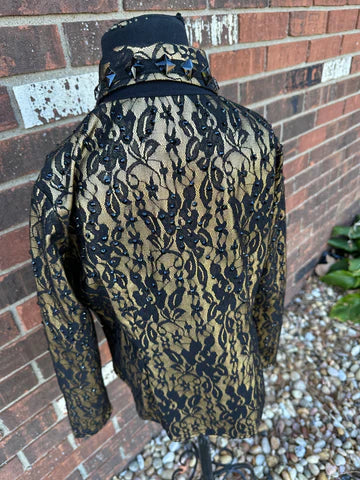 Kids size 12 black and gold textured shirt! This one is AMAZING!!!!!!!