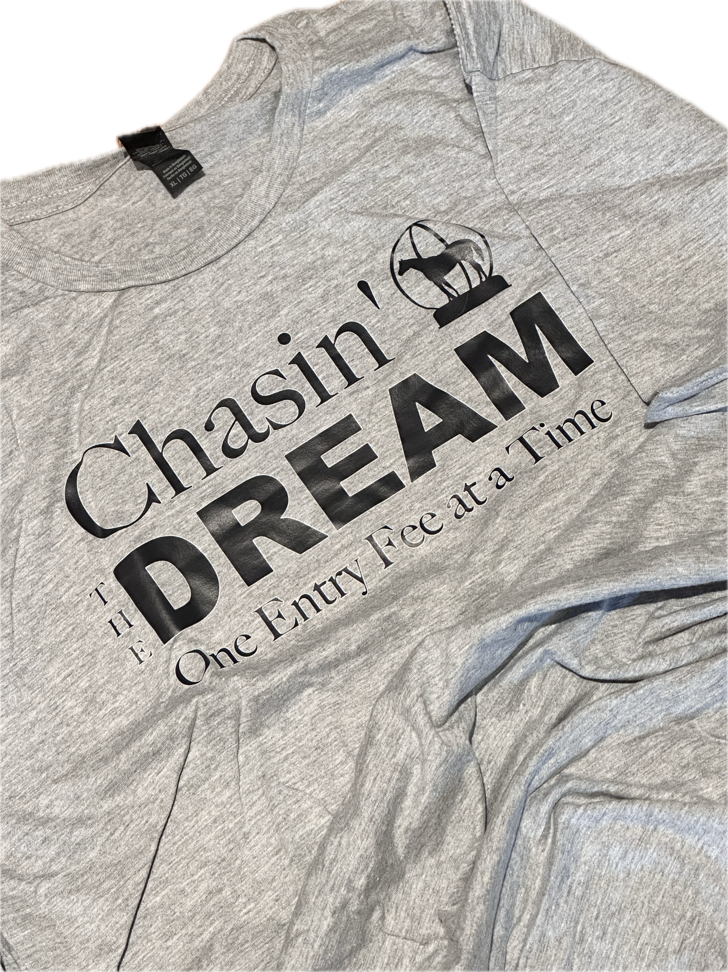 T-Shirt "Dreams" X-LARGE in grey heather