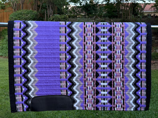 B541 Oversized Saddle Blanket Black, Lavender, Orchid, Light Orchid, Ash, Charcoal