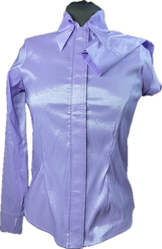 Lavender Ice Stretch Taffeta