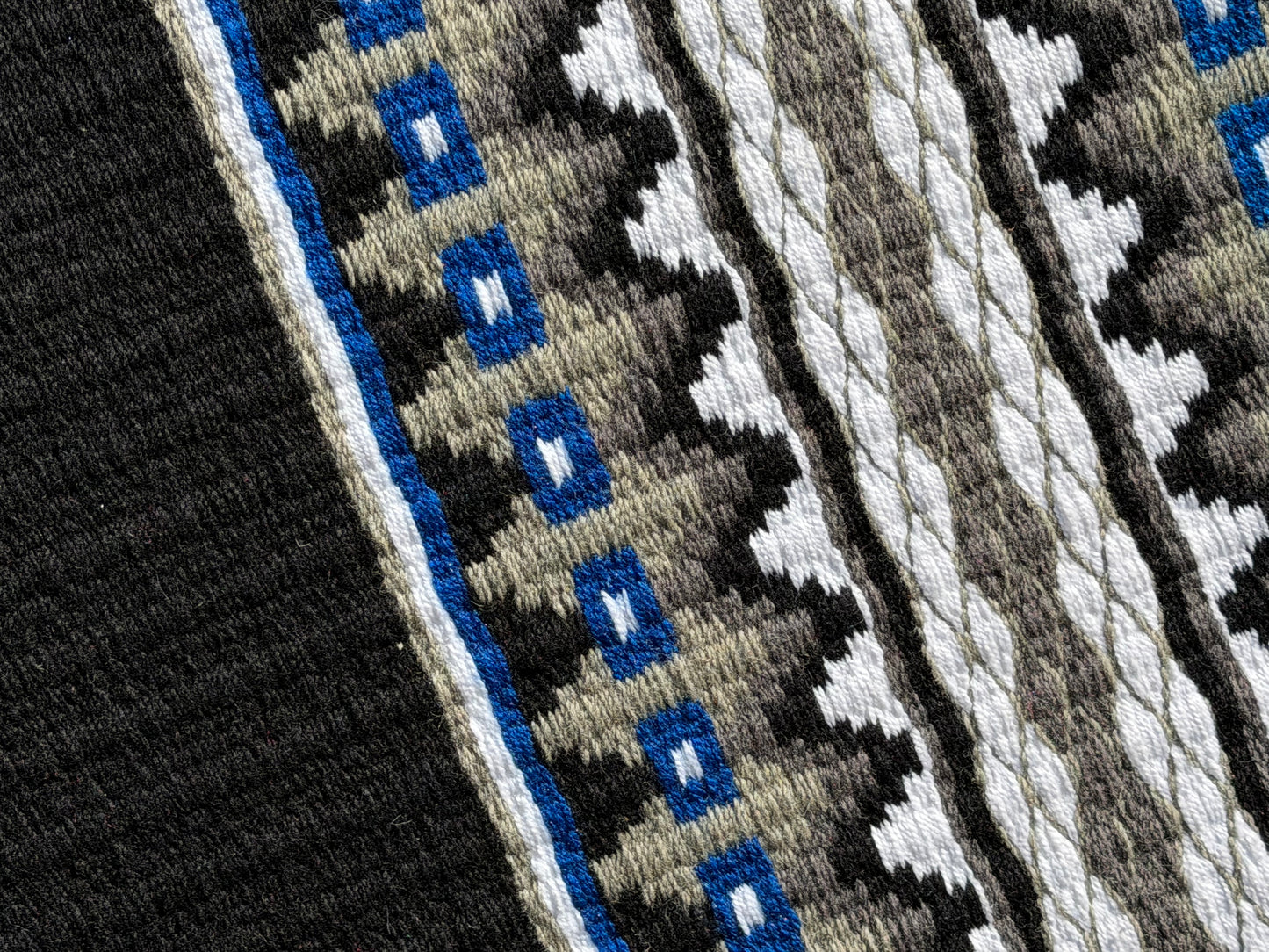 B455 Oversized Saddle Blanket Black, Ash, Royal Blue, Charcoal, White
