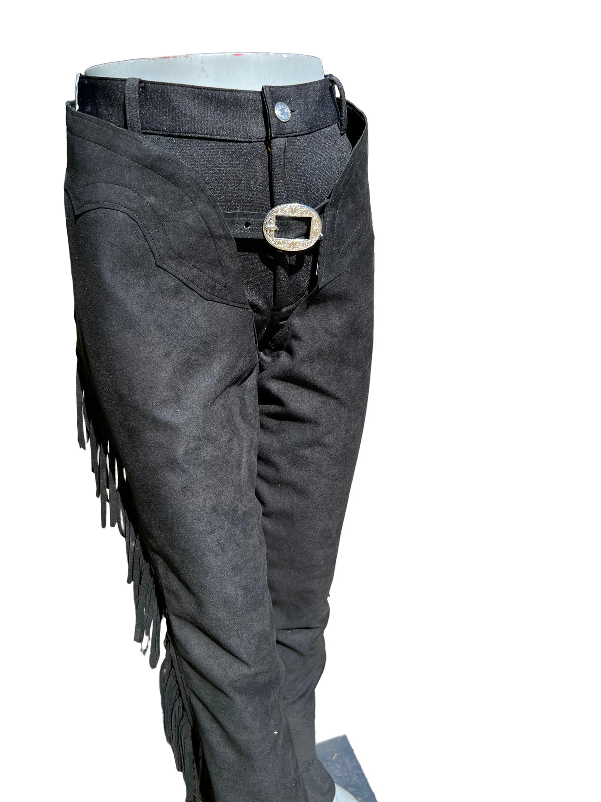 Chaps Off Ready Made Ultrasuede Chaps - Black – Show-Off Designs