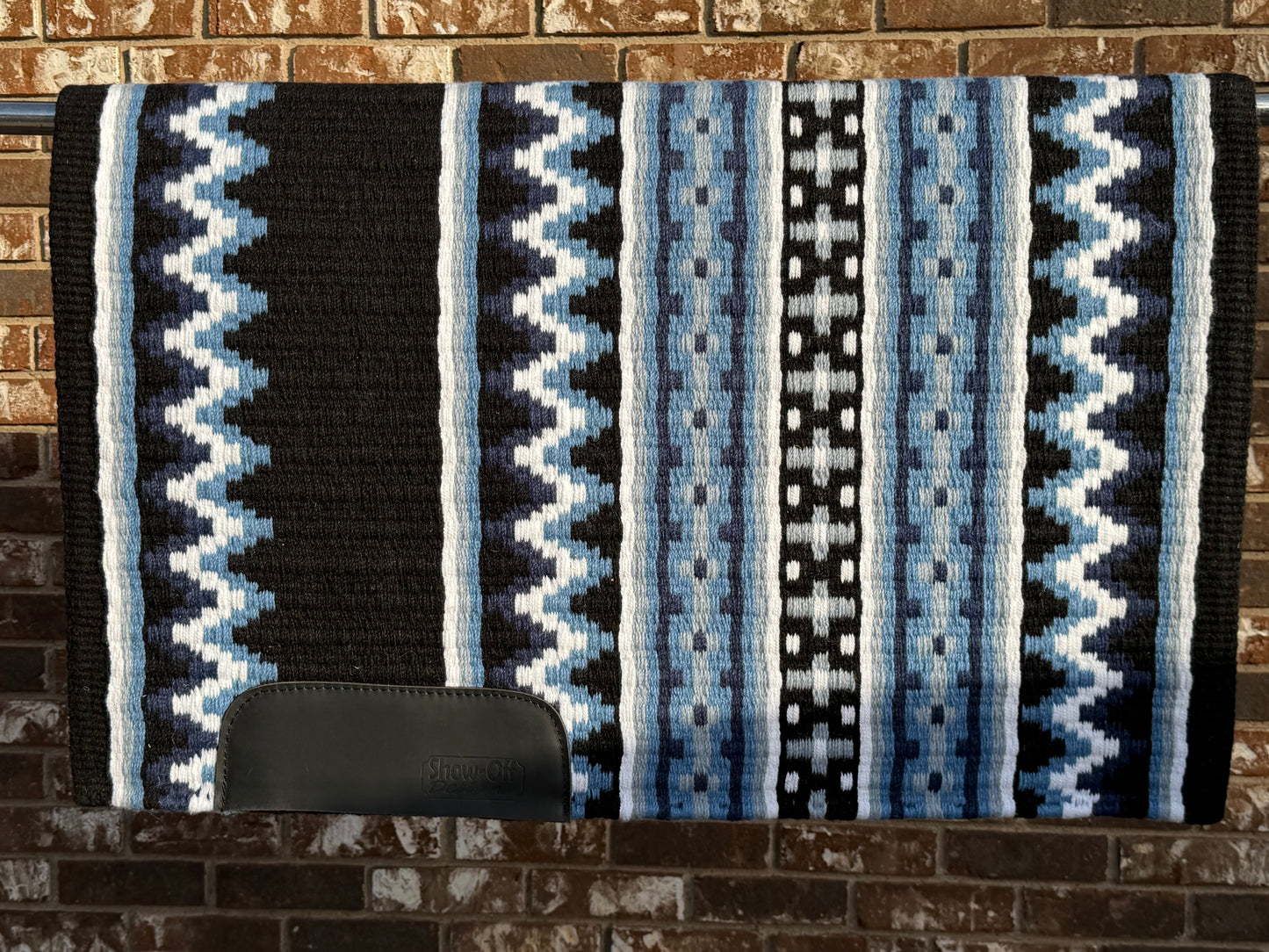 B460 Oversized Saddle Blanket Black, Navy Blue, Powder Blue, Cadet Blue, White