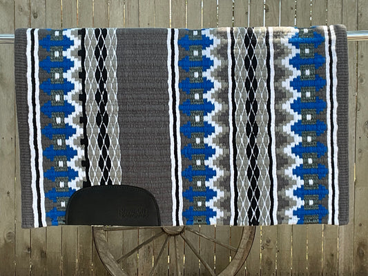 B111 Oversized Saddle Blanket Charcoal, Ash, Bright Royal Blue, Matte Metallic Charcoal, Black, White