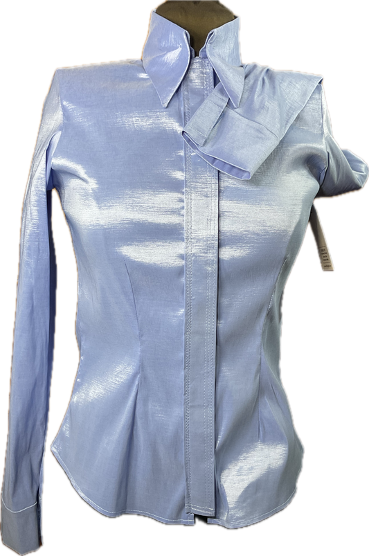 Denim Blue Stretch Taffeta