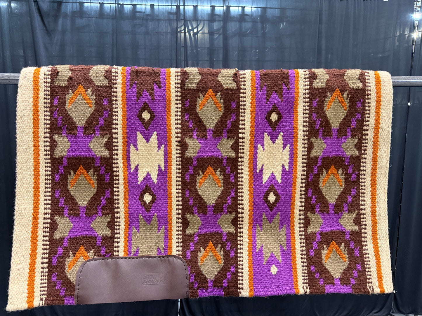 a102 Ranch Oversized Saddle Blanket Beige, Rust, Chocolate Brown, Grape Juice
