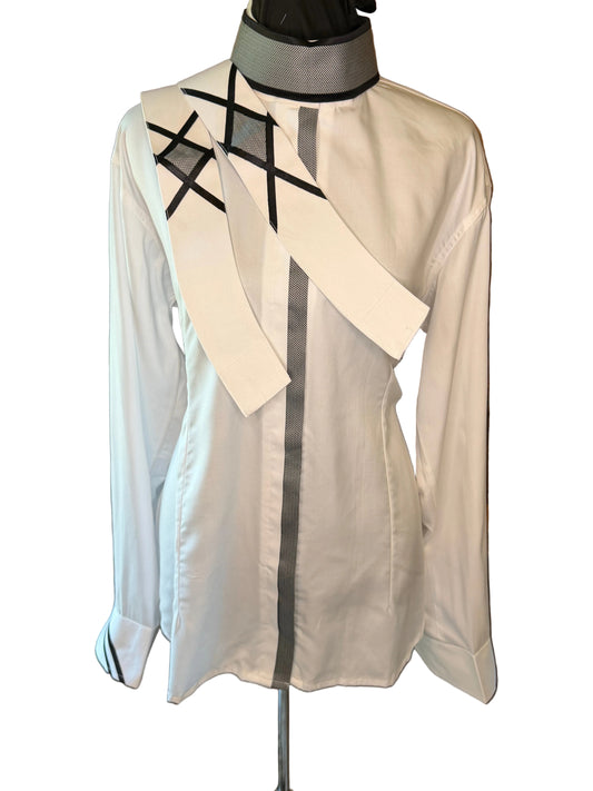*42 Bust* Hidden Zipper with Design Down the Front