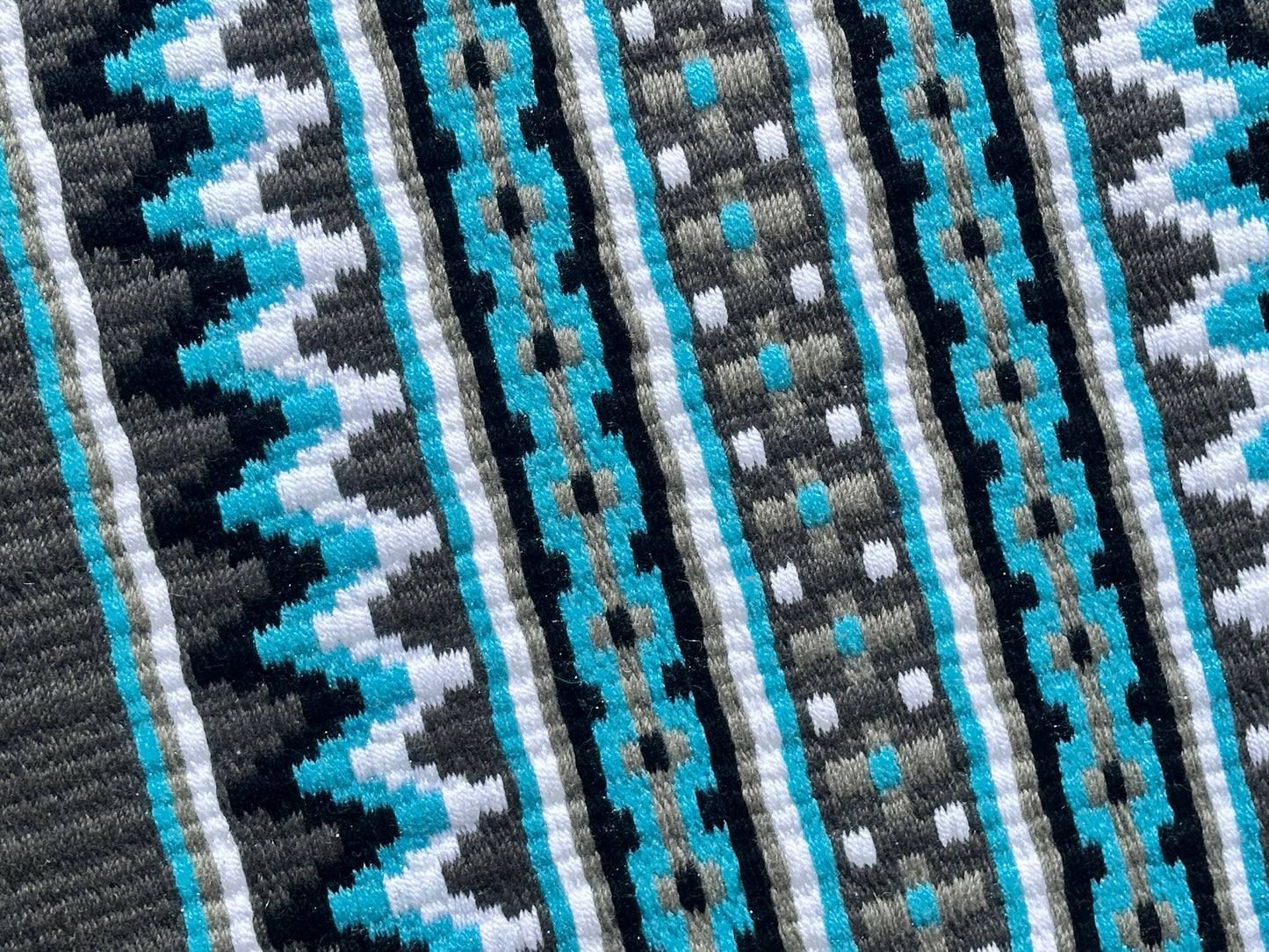 B409 Oversized Saddle Blanket Charcoal, Ash, White, Black, Sky Blue