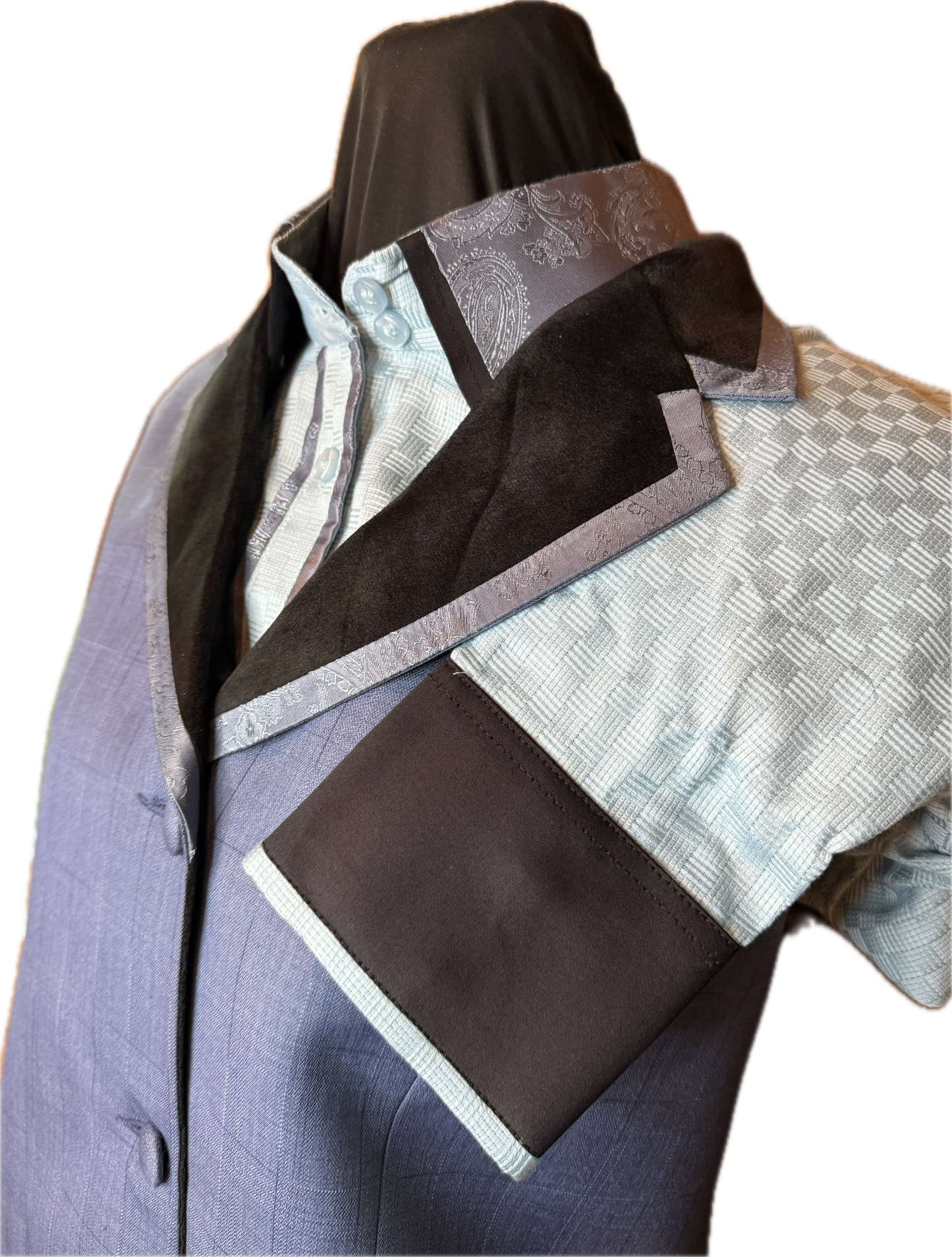 *38 Bust* Vest Set *Light Blue