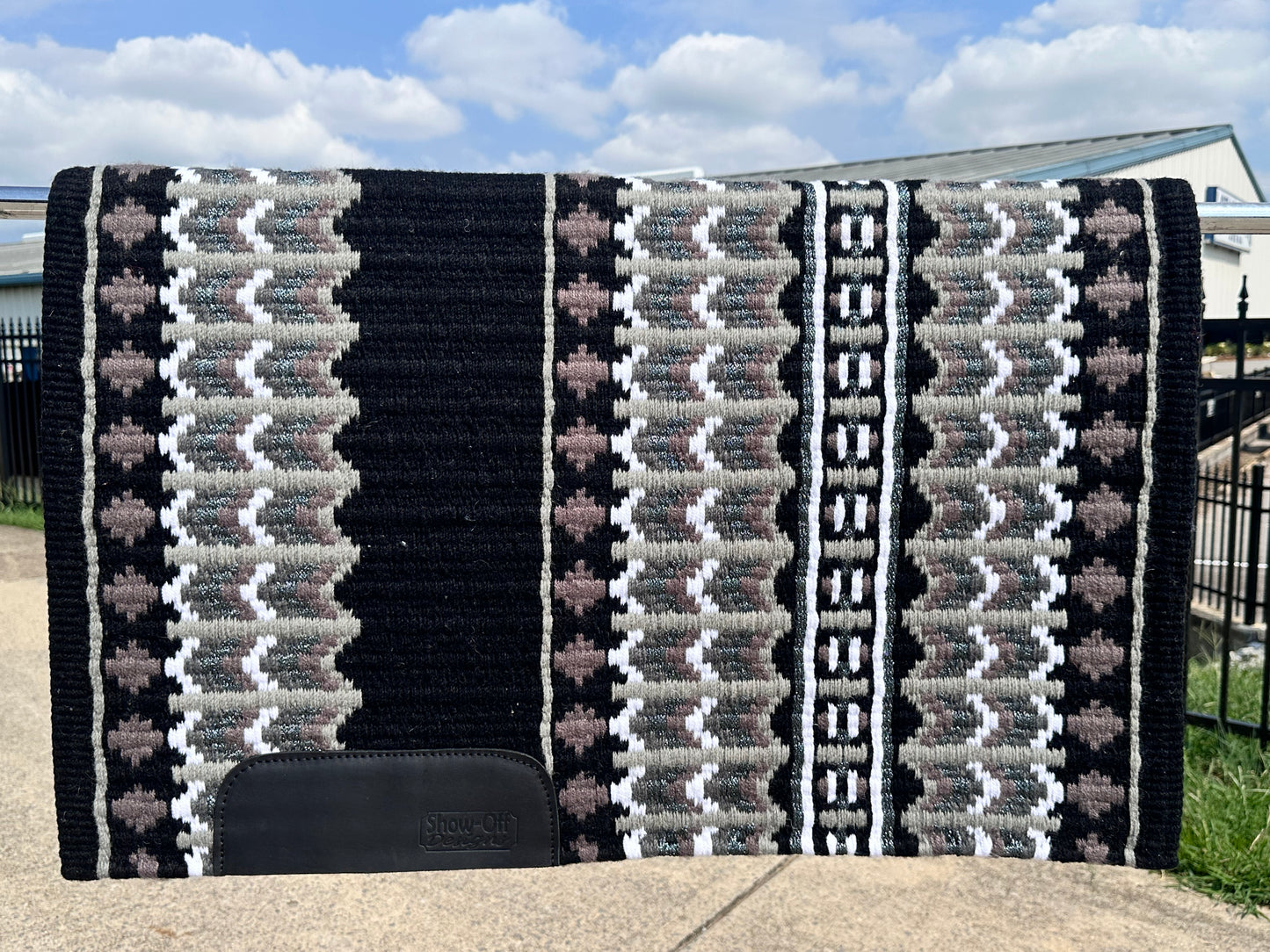 B364 Oversized Saddle Blanket Black, Ash, White, Charcoal, Matte Metallic Charcoal, Mauve