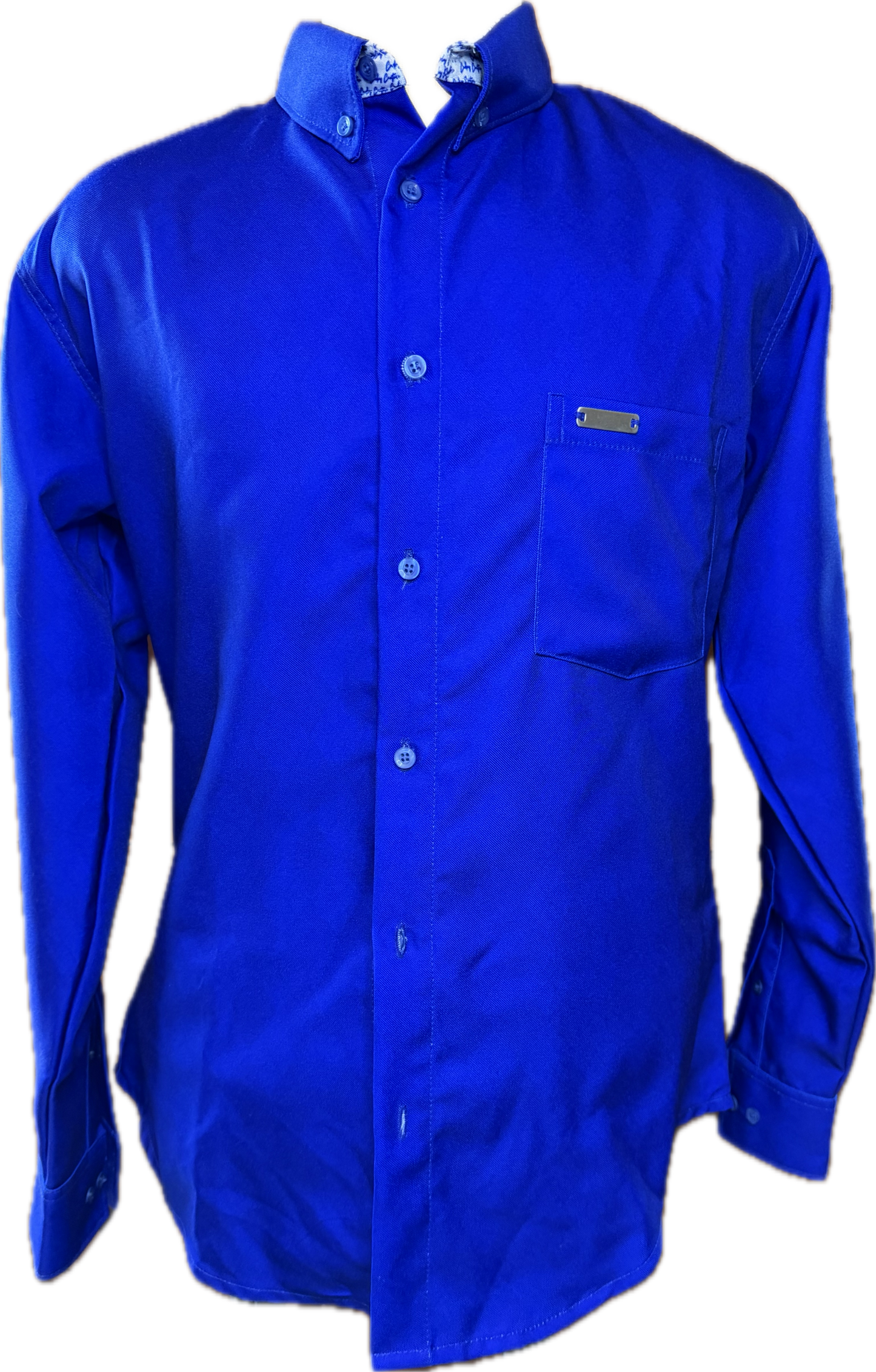 Cowboy Couture Men's Shirt -Royal Blue-