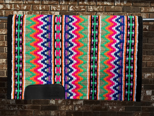 B481 Oversized Saddle Blanket Black, White, Neon Orange, Neon Green, Neon Pink, Dark Royal Blue, Purple, Neon Pink, Sage Green, Ash