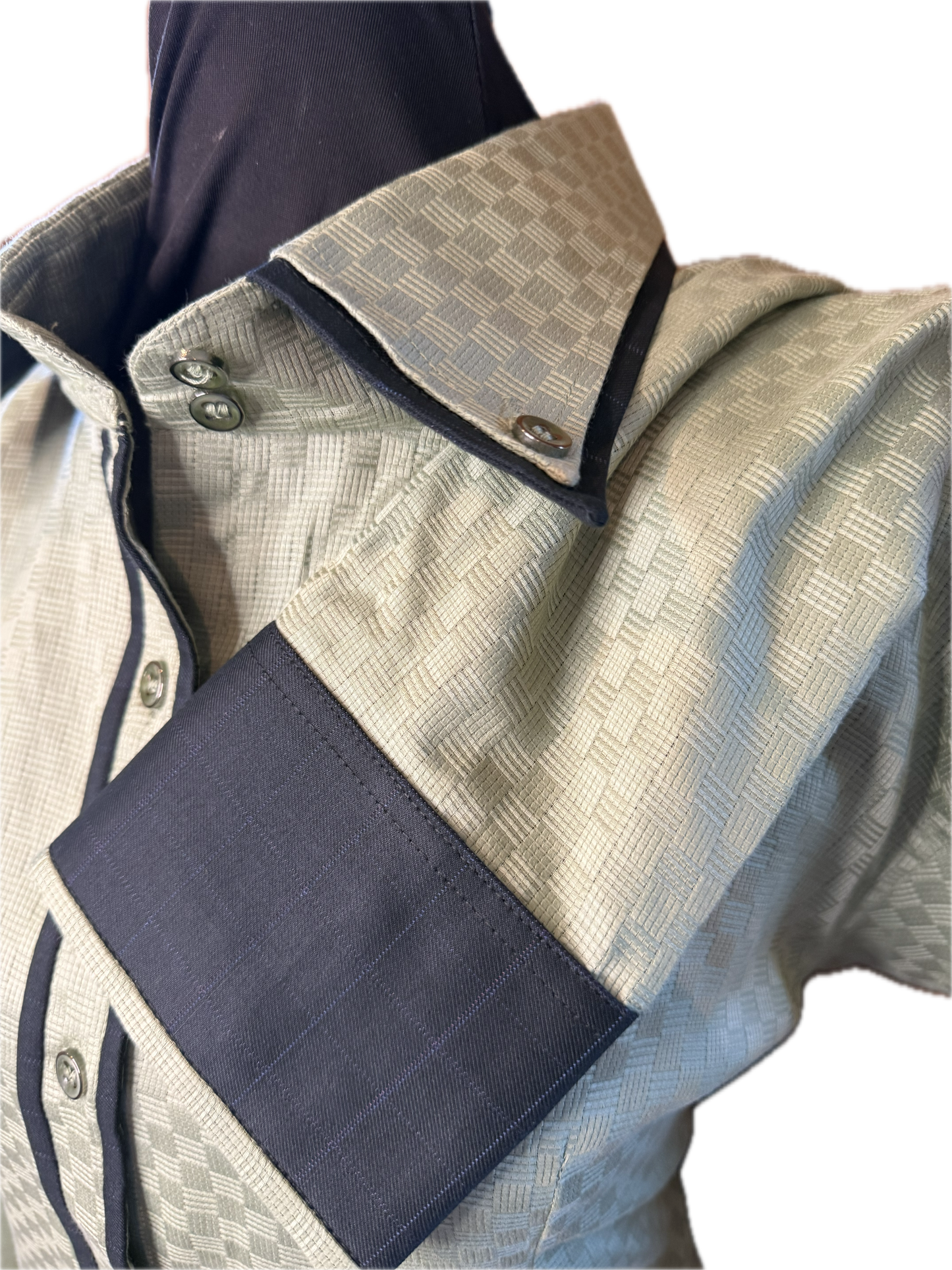 *40 Bust* Vest Set *Dark Green with Matching shirt and Belt