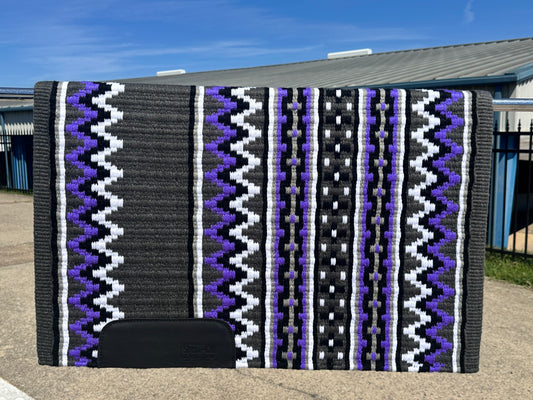B402 Oversized Saddle Blanket Charcoal, Lavender, White, Ash, Black