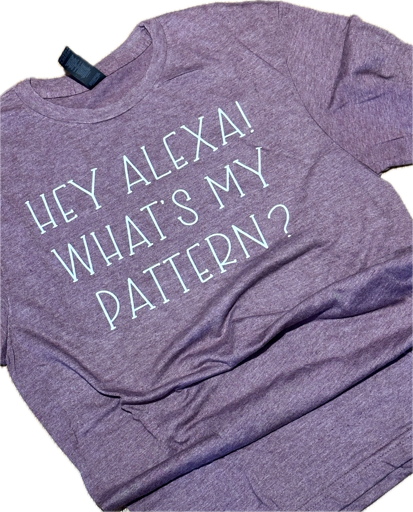 T-Shirt "Alexa" LARGE in maroon heather