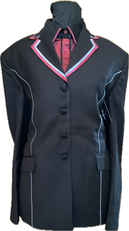 *40 Bust* Black, Burgundy and Blue Showmanship/Halter Suit Set.