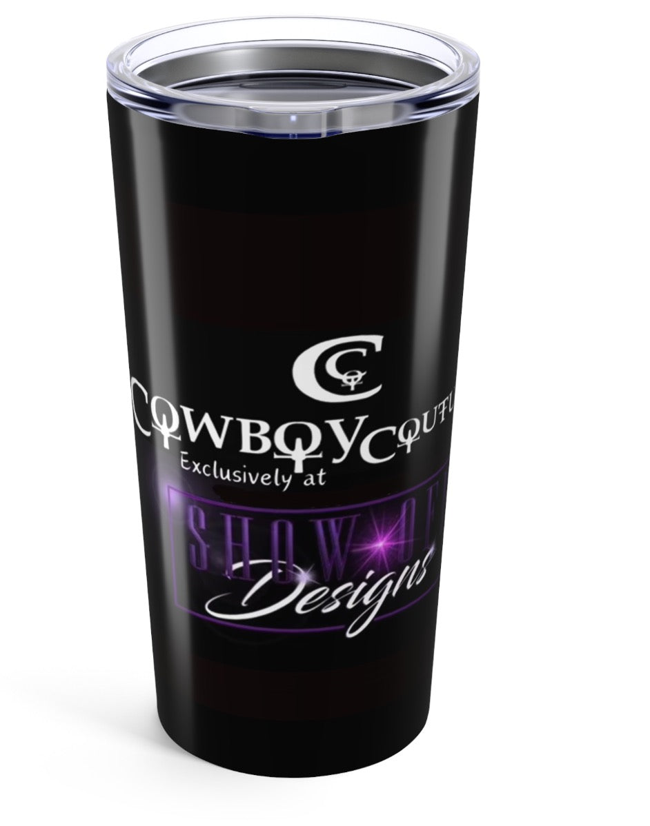 Cowboy Couture/Show-Off Designs tumbler 20oz