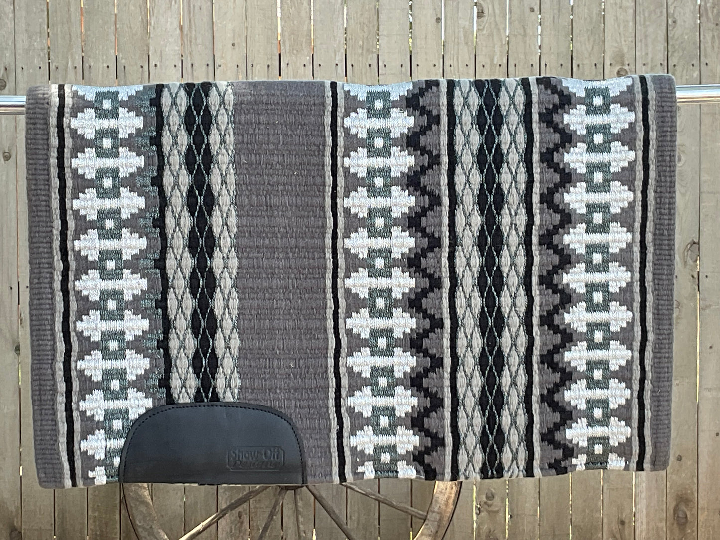 791 Oversized Saddle Blanket Charcoal, Matte Metallic Charcoal, Matte Metallic Silver, Black, Ash