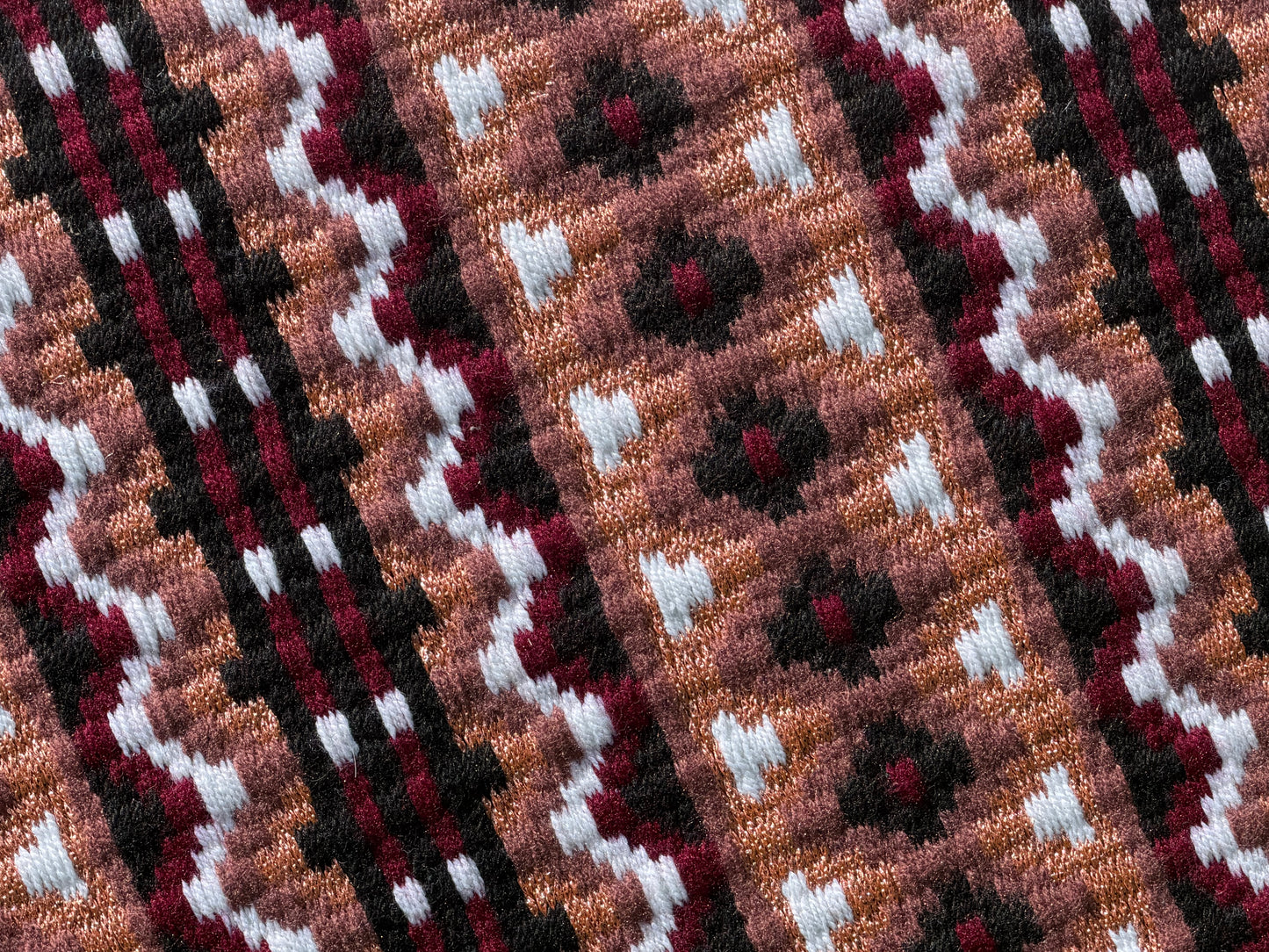 B531 Oversized Saddle Blanket Black, White, Burgundy, Matte Metallic Rose Gold, Rose Brown
