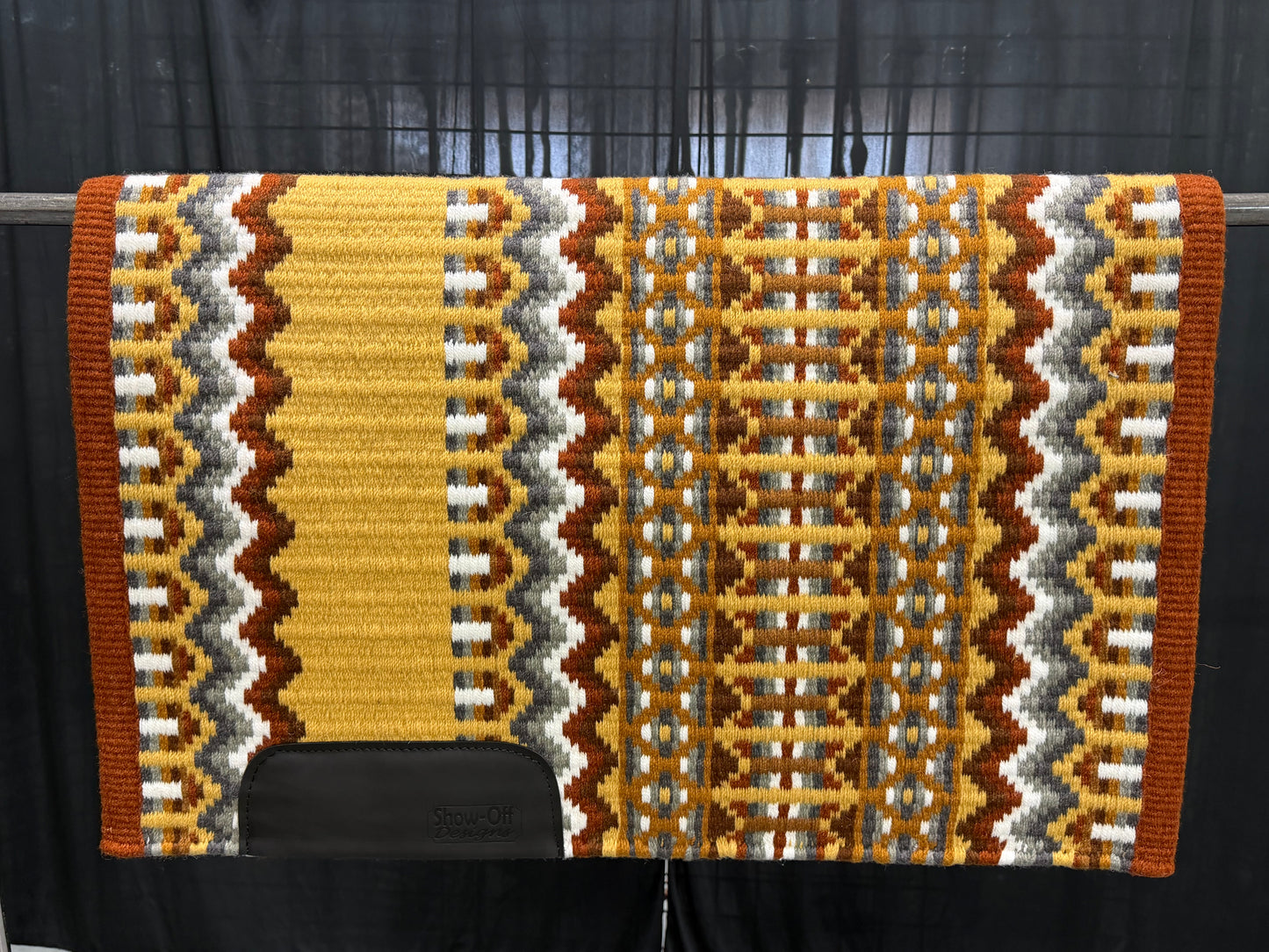 B605 Oversized Saddle Blanket Rust, Sheep Skin, White, Charcoal, Ash, Chestnut, Indian Tan
