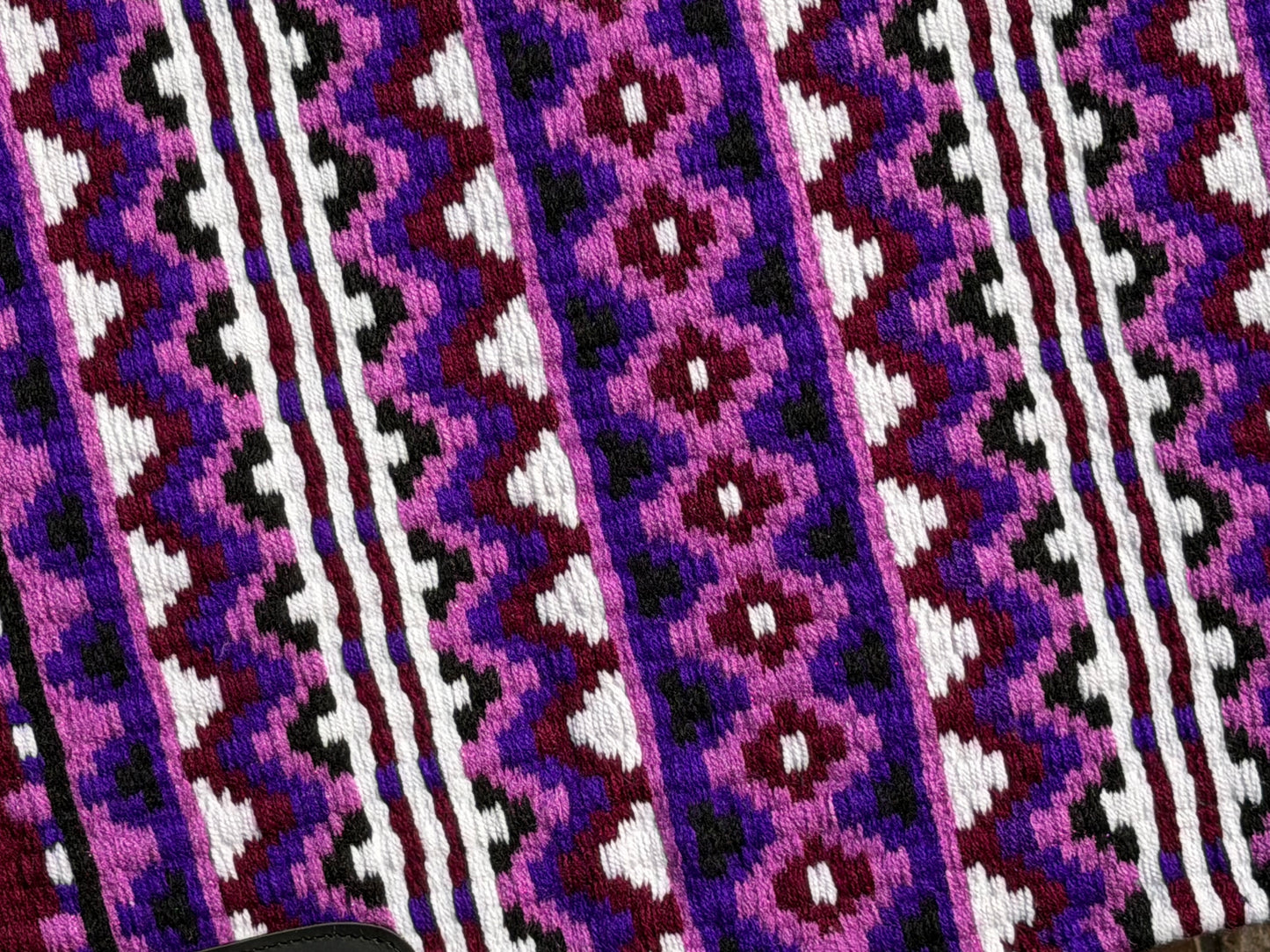 B470 Oversized Saddle Blanket Raspberry, Purple, Levander, White, Black