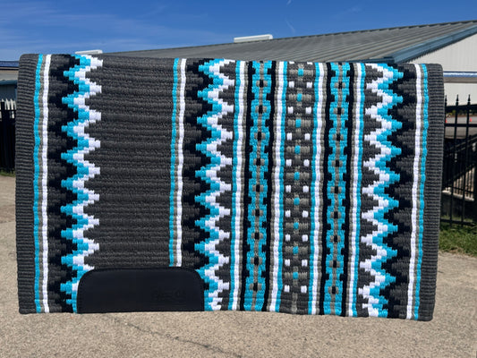 B409 Oversized Saddle Blanket Charcoal, Ash, White, Black, Sky Blue