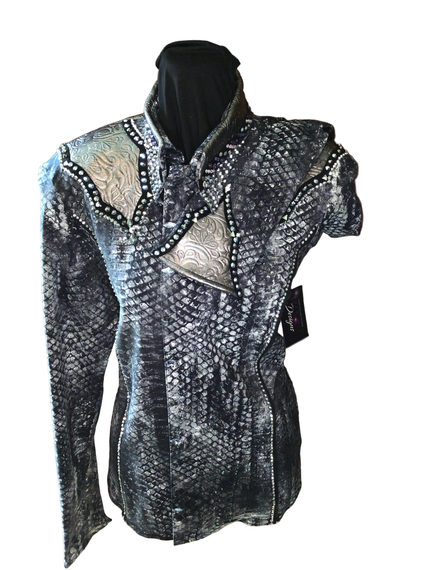 Size Large Snake Skin Lycra Day Shirt
