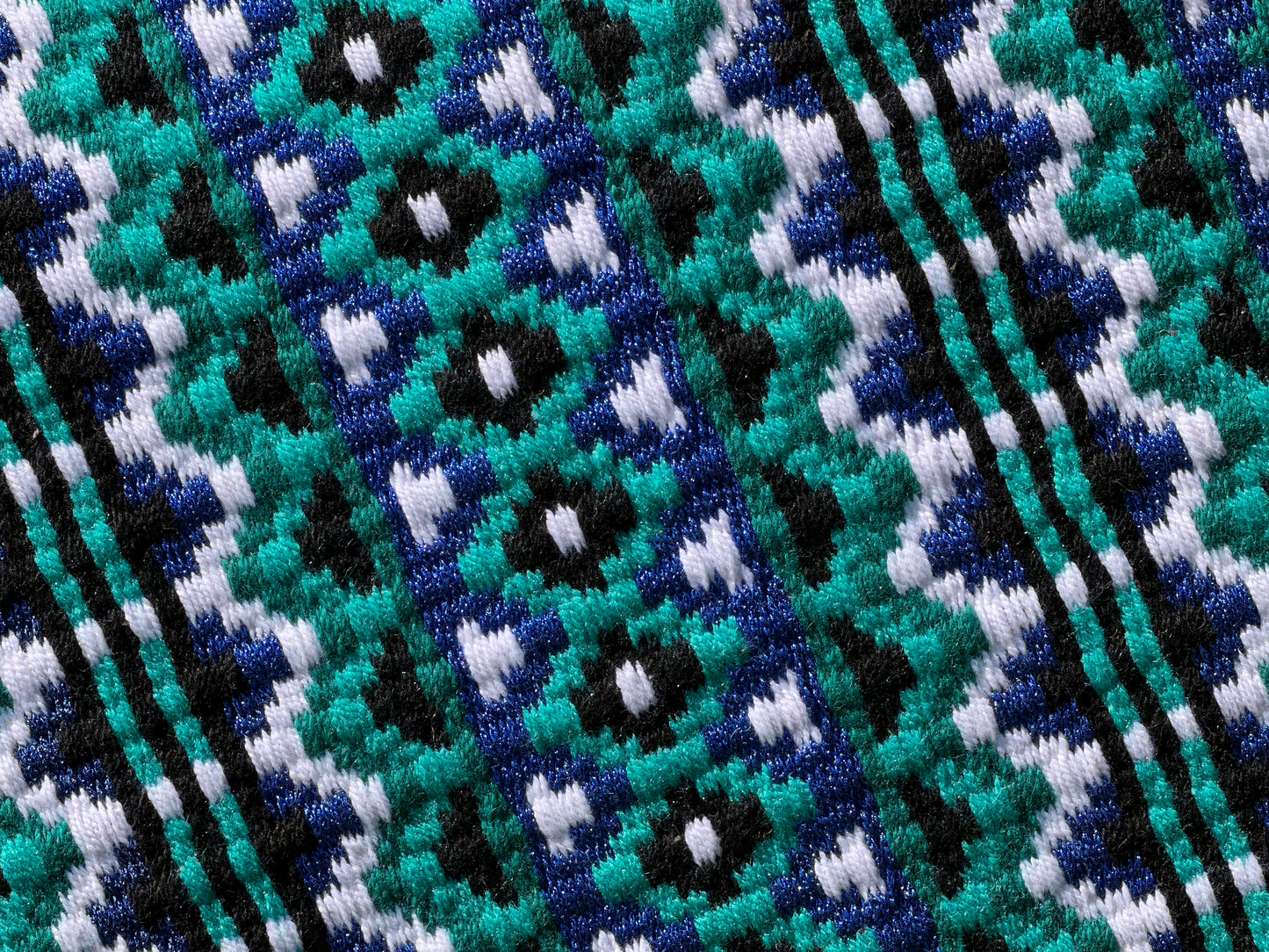 B516 Oversized Saddle Blanket Black, Bright Teal, Teal, Matte Metallic Royal Blue, White