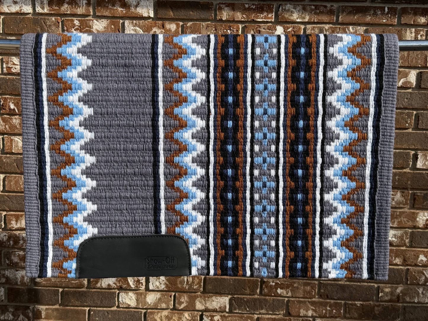 B490 Oversized Saddle Blanket Dark Silver Rose, White, Black, Navy Blue, Brown, Periwinkle