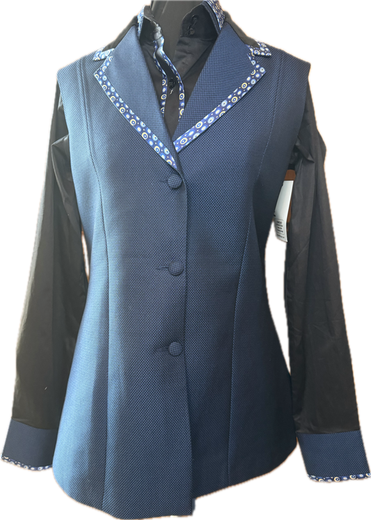 *36 Bust* Vest Set *Navy Blue and Matching Shirt