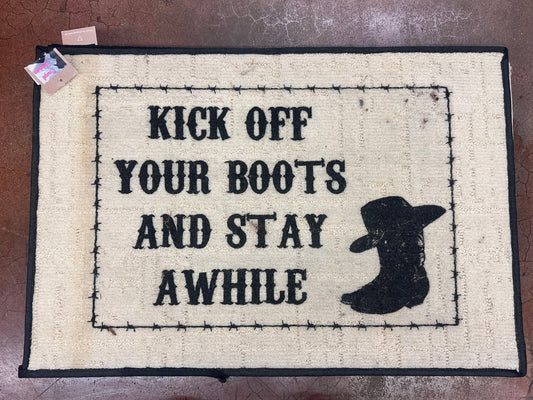 Welcome mat