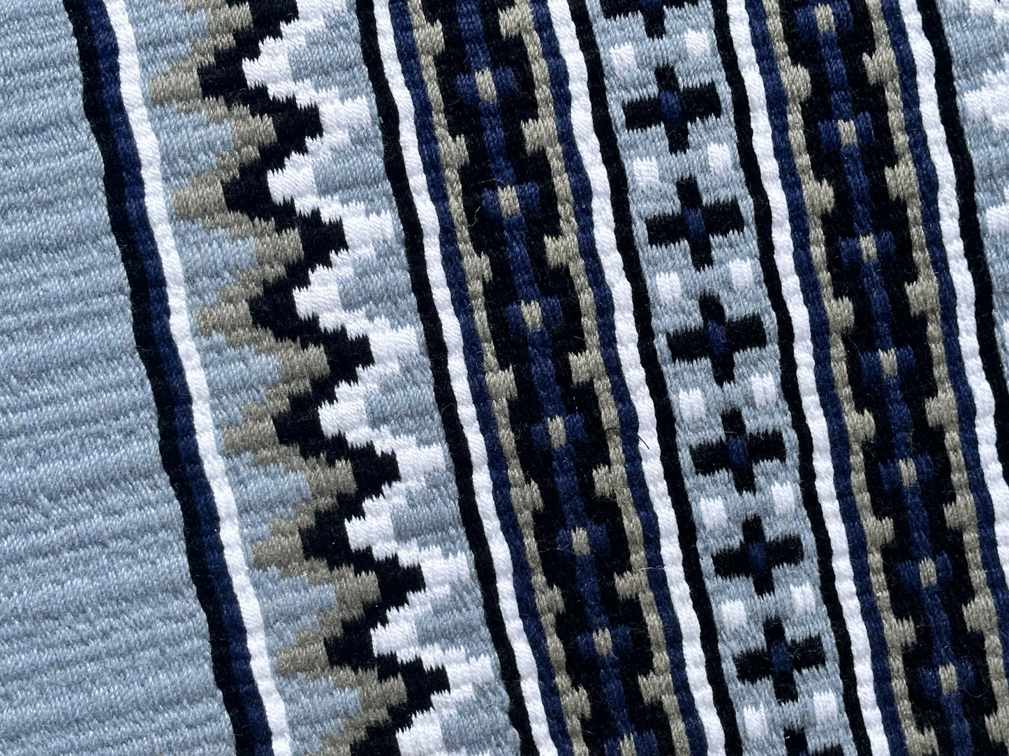 B403 Oversized Saddle Blanket Light Blue, Black, White, Navy, Ash