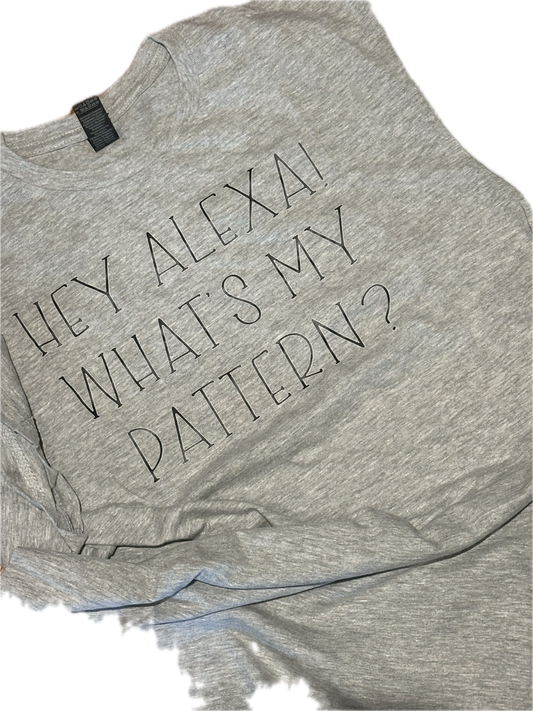 T-Shirt "Alexa" X-LARGE in grey heather
