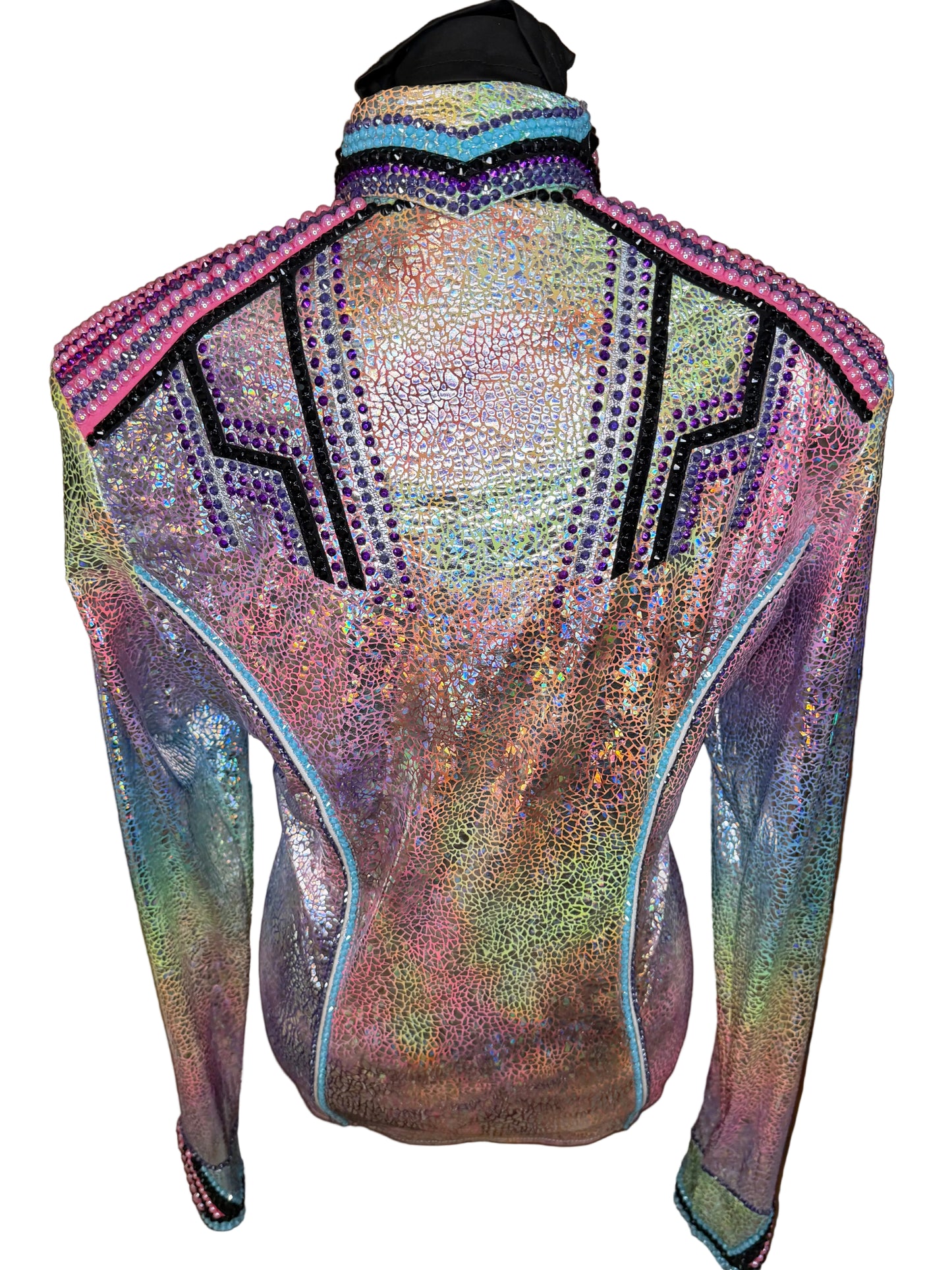 Large Foil Metallic Lycra Day Shirt