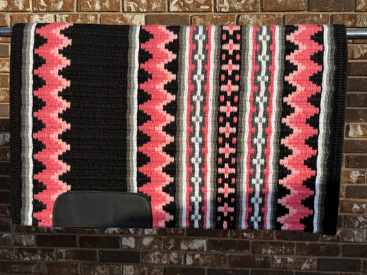 B459 Oversized Saddle Blanket Black, Rose Pink, Light Rose, Bubble Gum Pink, White, Ash. Charcoal