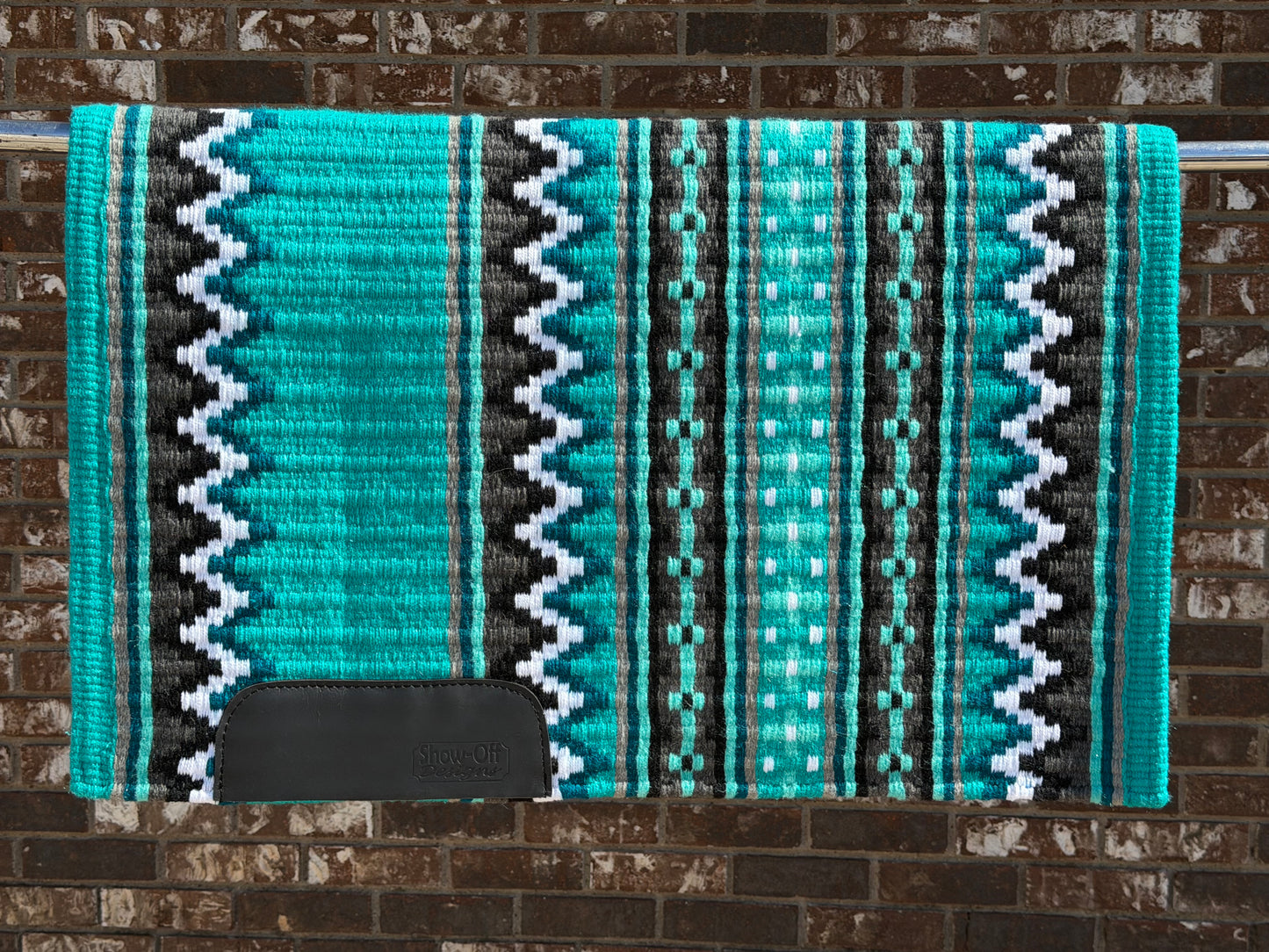 B502 Oversized Saddle Blanket Turquoise, Ash, Black, Dark Teal, Soft Turquoise, White, Mint Green, Charcoal