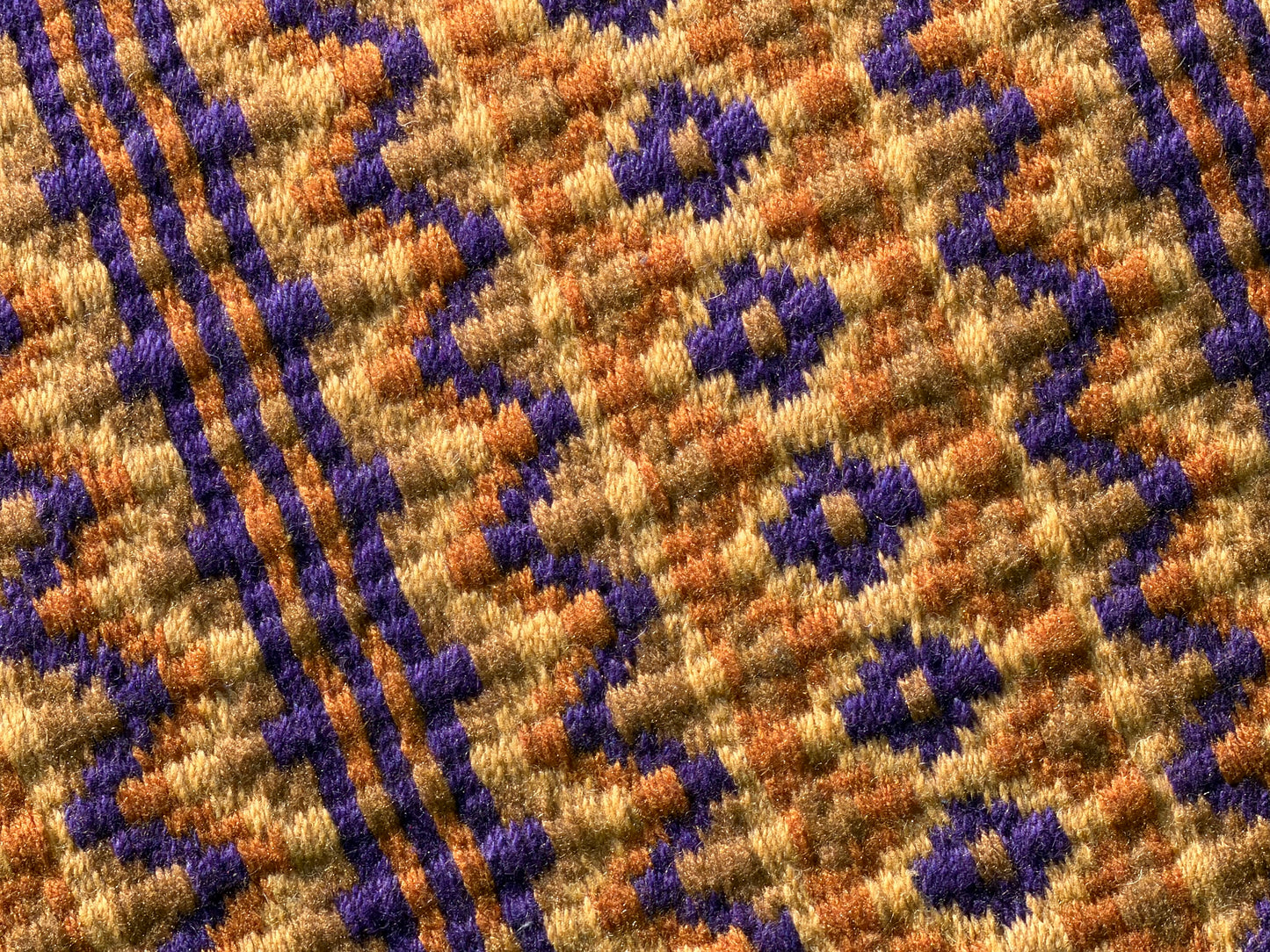 B511 Oversized Saddle Blanket Show purple, Raw Umber, Indian Tan, Caramel