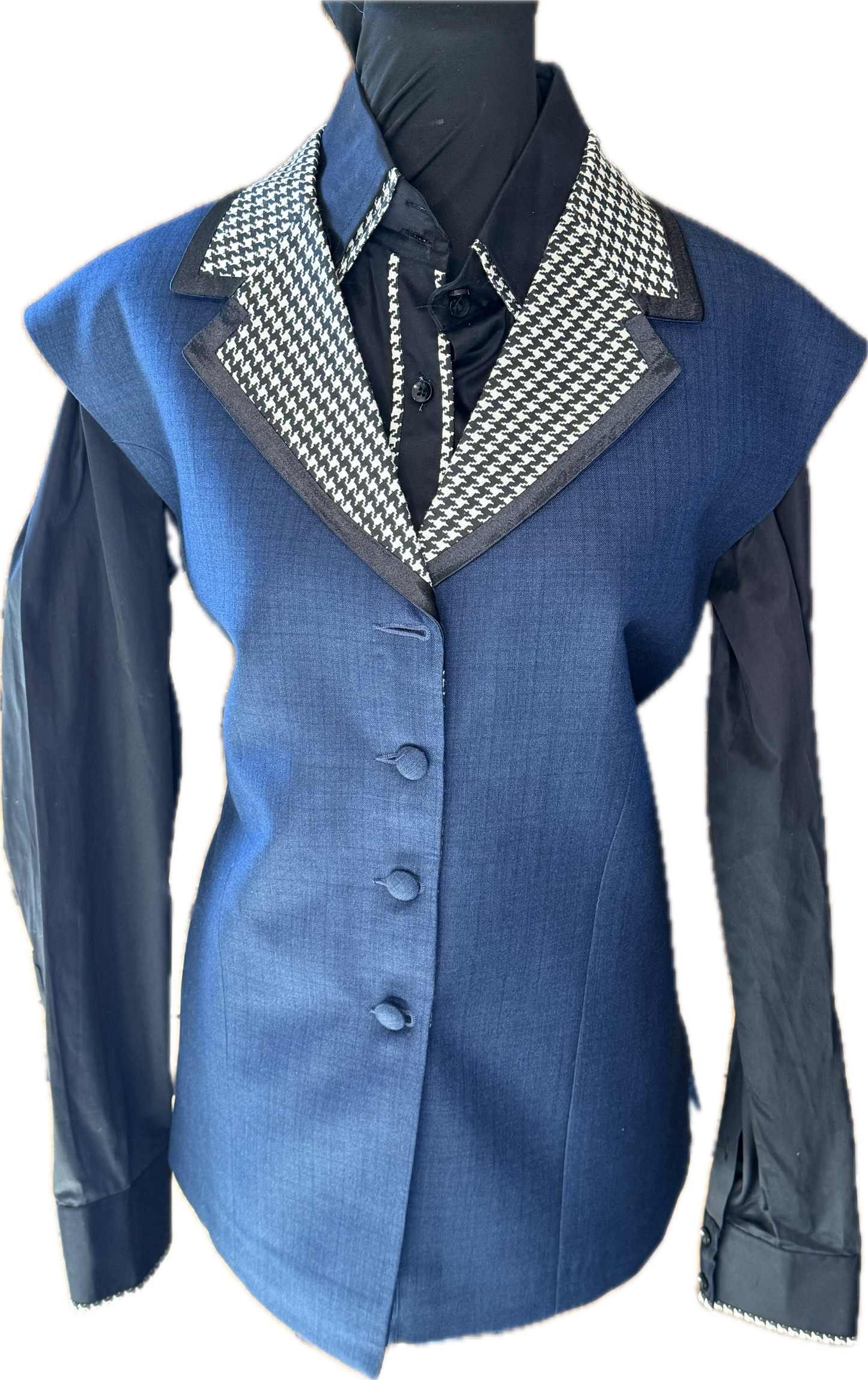 *44 Bust* Vest Set * Dark Blue Vest with Matching Shirt