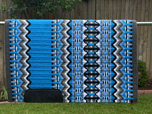 B555 Oversized Saddle Blanket Charcoal, Ocean Blue, Periwinkle, White, Black, Ash, Charcoal