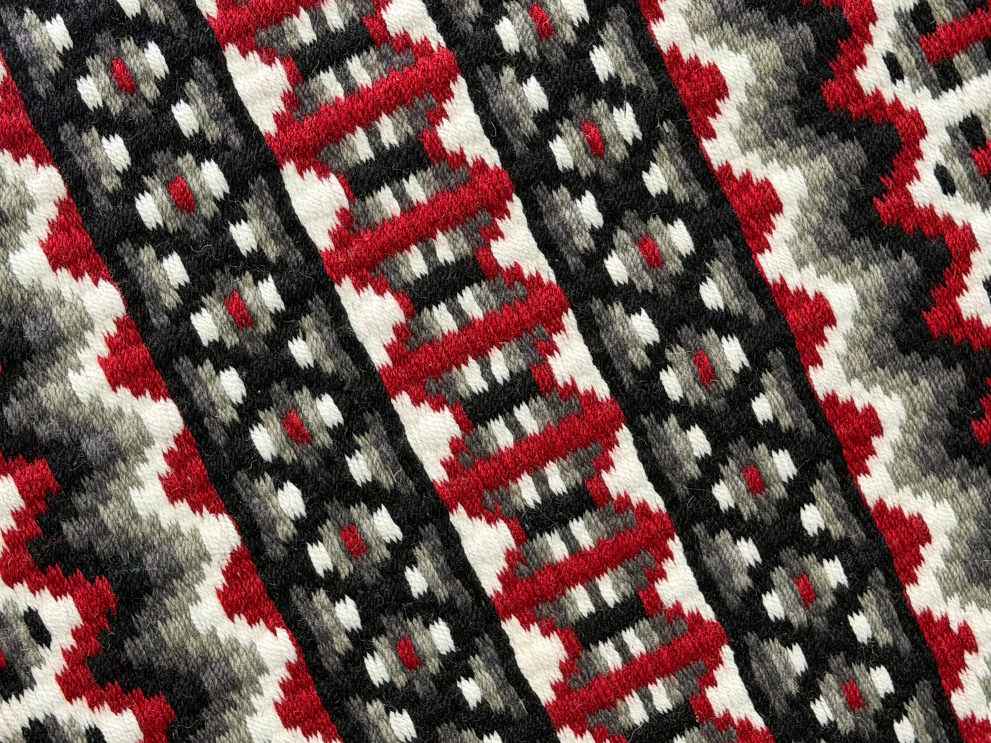 B589 Oversized Saddle Blanket Red, Black, White, Ash, Charcoal