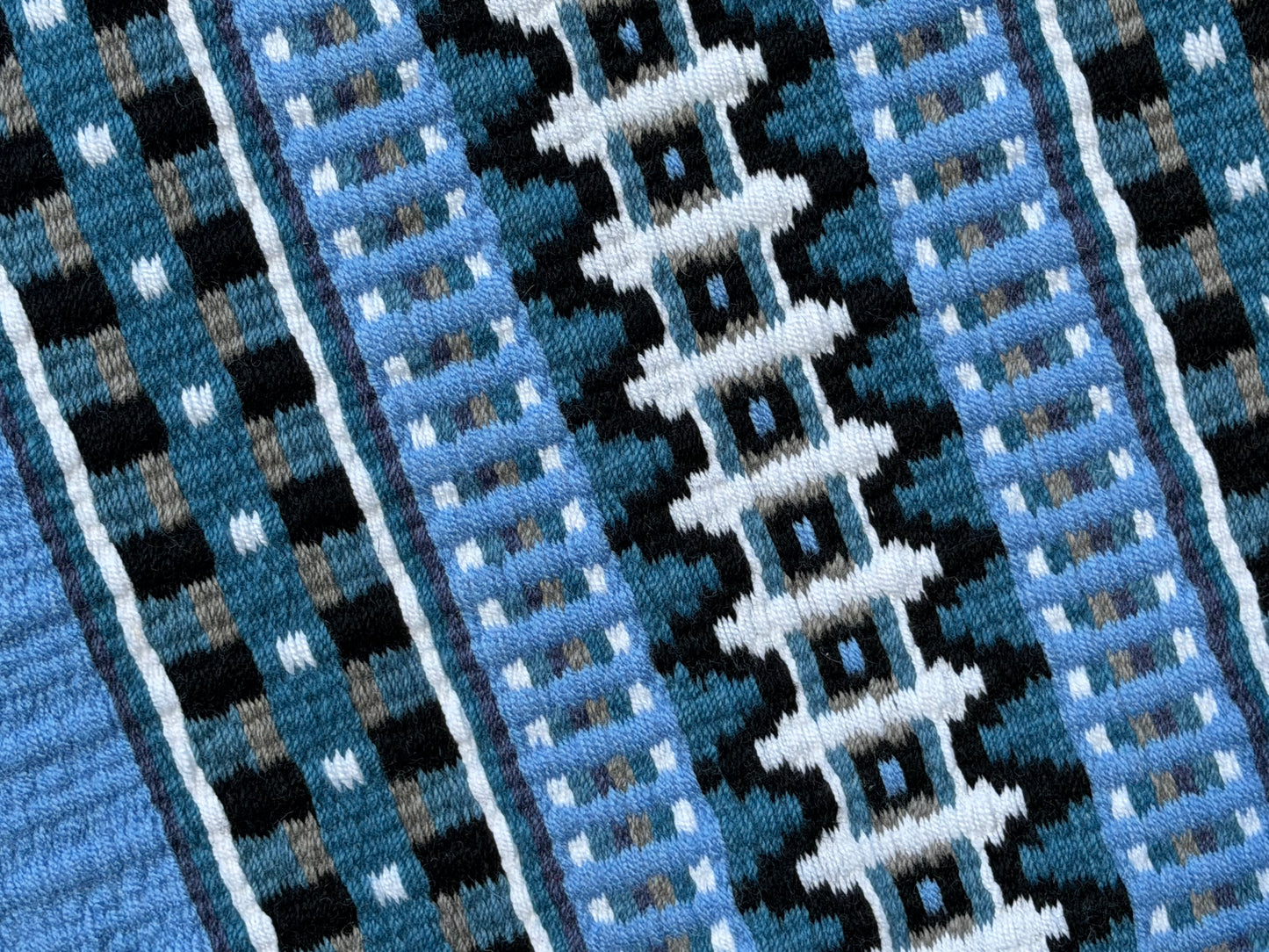 B545 Oversized Saddle Blanket Periwinkle, Niagara, Black, Ash, Charcoal, White, Aqua, Slate Blue