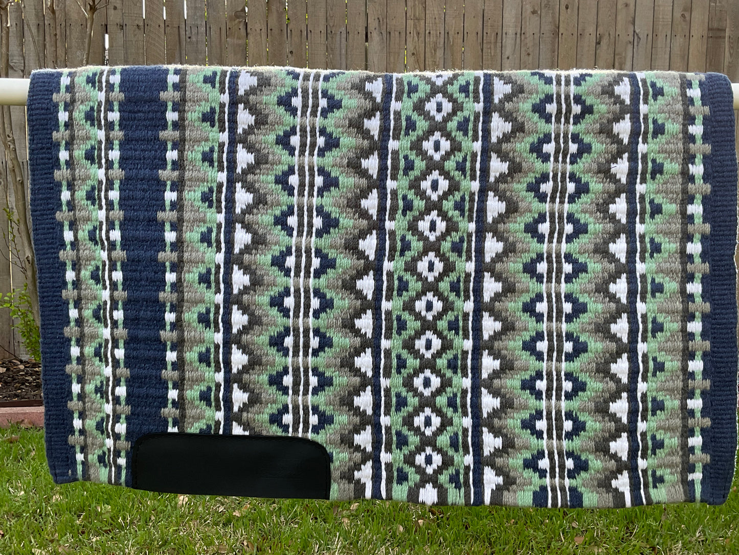 a133- Oversized Saddle blanket Sage Green, Black, Charcoal, Ash, White, Pistachio