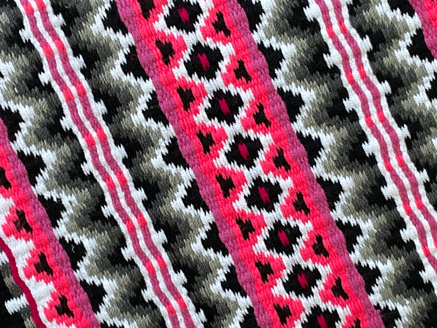 a128- Oversized Saddle blanket Black White Charcoal Ash Fuchsia Neon Pink Sweet Pea